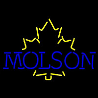 Molson Yellow Maple Leaf Neonkyltti