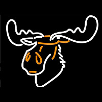 Moose Head Logo Neonkyltti