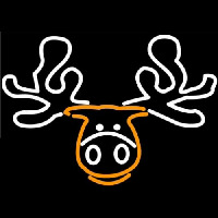 Moose Head Logo Neonkyltti