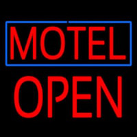 Motel Block Open Neonkyltti