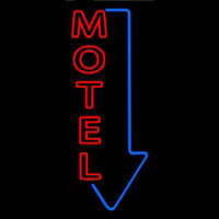 Motel With Down Arrow Neonkyltti