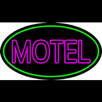 Motel With Green Border Neonkyltti