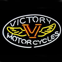 Motorcycles Victory Kauppa Avoinna Neonkyltti