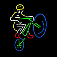 Mountain Biker Neonkyltti