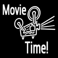 Movie Time Neonkyltti