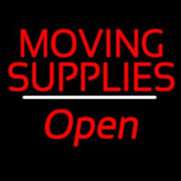 Moving Supplies Open White Line Neonkyltti