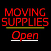 Moving Supplies Open Yellow Line Neonkyltti