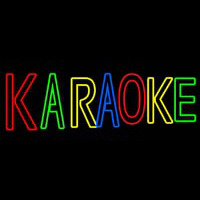Multi Colored Karaoke Neonkyltti