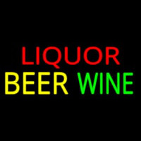 Multi Colored Liquor Beer Wine Neonkyltti