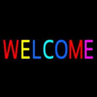 Multi Colored Welcome Bar Neonkyltti