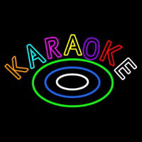 Multicolored Karaoke Neonkyltti