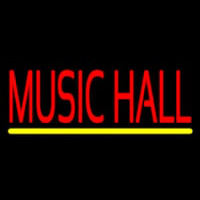 Music Hall White 2 Neonkyltti