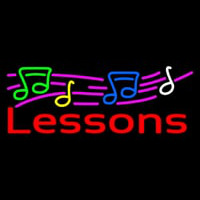 Music Lessons 1 Neonkyltti