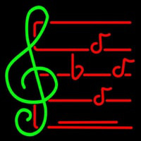 Music Note Neonkyltti