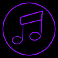 Music Note Purple Neonkyltti