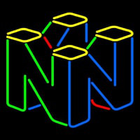N Logo Neonkyltti