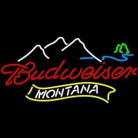 NEW Montana Mountain Budweiser bud light Neonkyltti