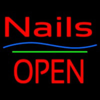 Nails Block Open Green Line Neonkyltti