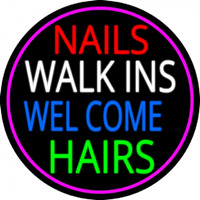 Nails Walk Ins Welcome Hairs Neonkyltti