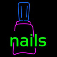 Nails With Nail Logo Neonkyltti