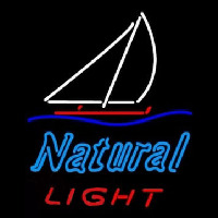 Natural Light Sailboat Neonkyltti