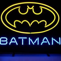 New Batman Superhero Comic Neon Olut Baari Pubi Kyltti