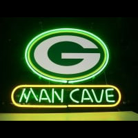 New Greenbay Packer Man Cave Neonkyltti
