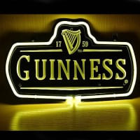 New Guinness 1759 Logo Olut Baari Pubi Näyttö Neon Lasi Putki Kyltti