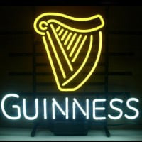 New Guinness Irish Lager Ale Harp Neon Olut Baari Pubi Kyltti