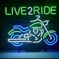 New Harley Motorcycle Love 2 Ride Ride Em Hard Neon Olut Baari Pubi Kyltti