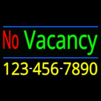 No Vacancy With Phone Number Neonkyltti