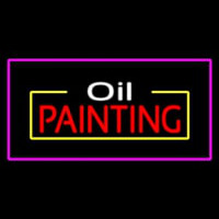 Oil Painting Purple Rectangle Neonkyltti