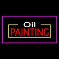 Oil Painting Purple Rectangle Neonkyltti
