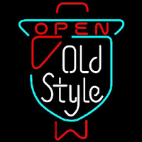 Old Style OPEN Beer Sign Neonkyltti
