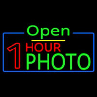 One Hour Photo Open Neonkyltti