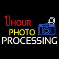 One Hour Photo Processing With Logo Neonkyltti