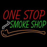 One Stop Smoke Shop Neonkyltti