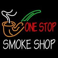 One Stop Smoke Shop Neonkyltti