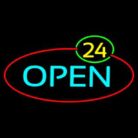 Open 24 Neonkyltti