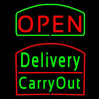 Open Delivery Carry Out Neonkyltti