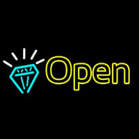 Open Diamond Neonkyltti