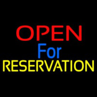 Open For Reservation 1 Neonkyltti