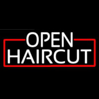 Open Haircut Neonkyltti