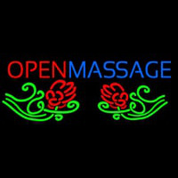 Open Massage Neonkyltti