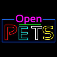 Open Pets Neonkyltti