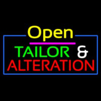 Open Tailor And Alteration Neonkyltti
