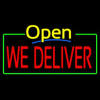 Open We Deliver Neonkyltti