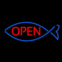 Open With Fish Neonkyltti