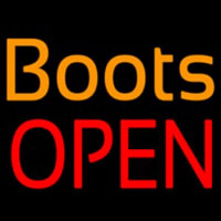 Orange Boots Open Neonkyltti