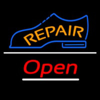 Orange Repair Shoe Logo Open Neonkyltti